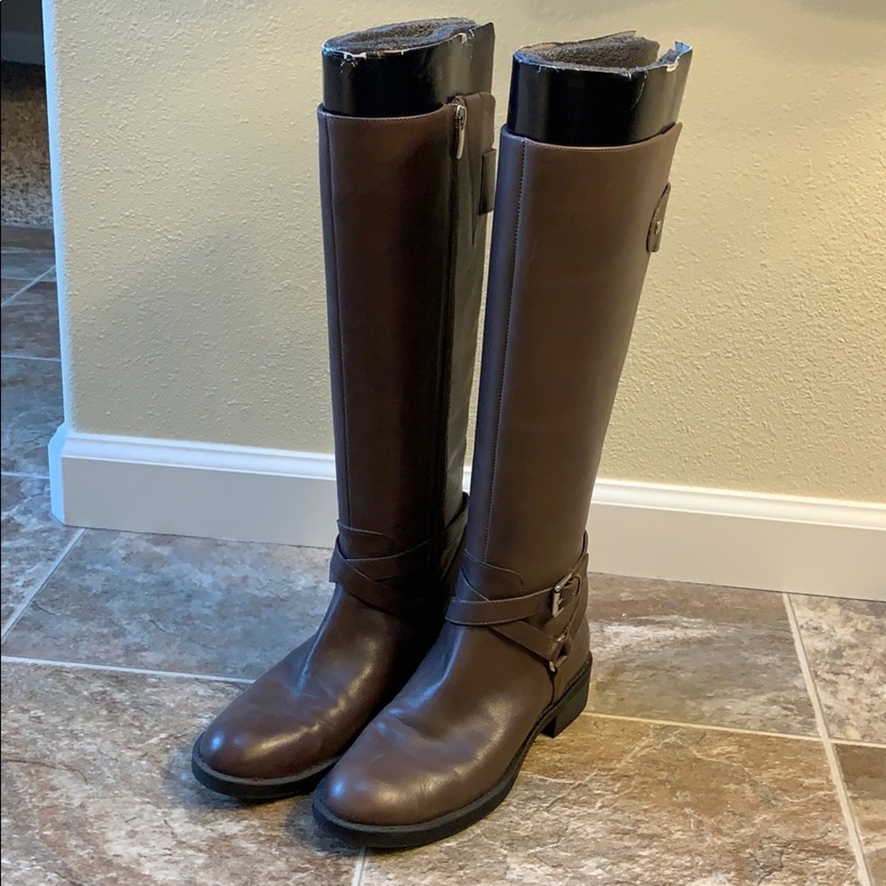 Enzo Angiolini Brown Leather Boots
